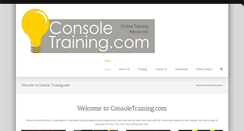Desktop Screenshot of consoletraining.com